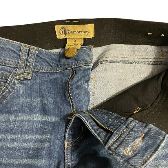Democracy Womens Jeans Size 8 "Ab" Technology Skinny Ankle Mid Rise Stretch - Picture 3 of 11